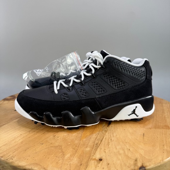New Nike Air Jordan 9 Low G NRG P24 \'Barons\'‎ Golf Mens Size 8 Shoes FN6930 001 main image 4